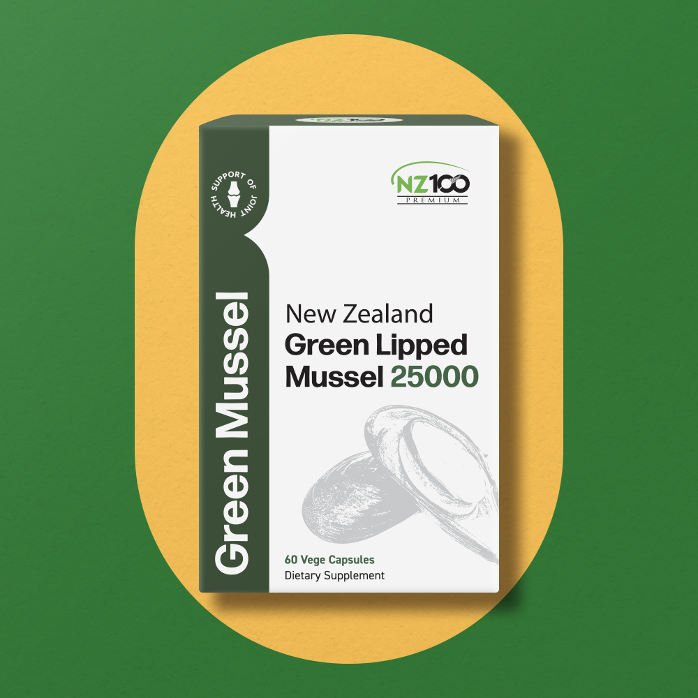 New Zealand Green Lipped Mussel 25000 Powder Capsule
